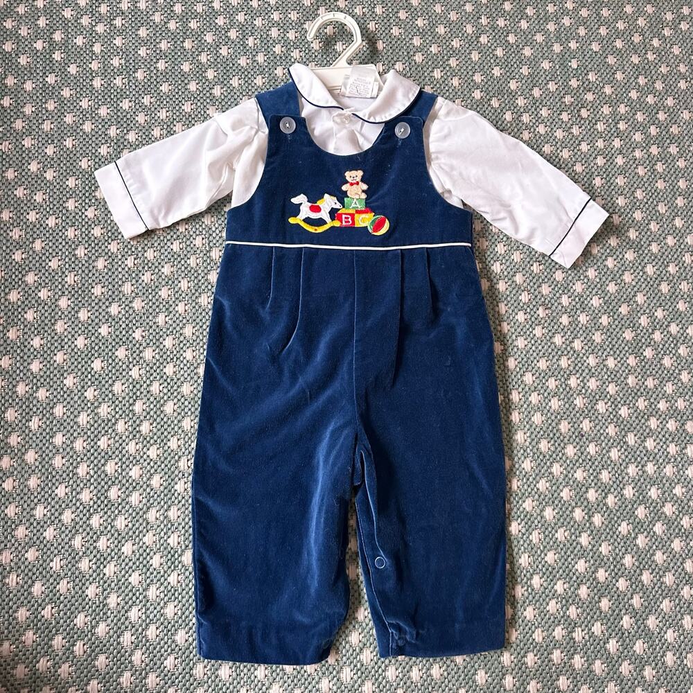 Baby Togs vintage 80s two-piece romper set